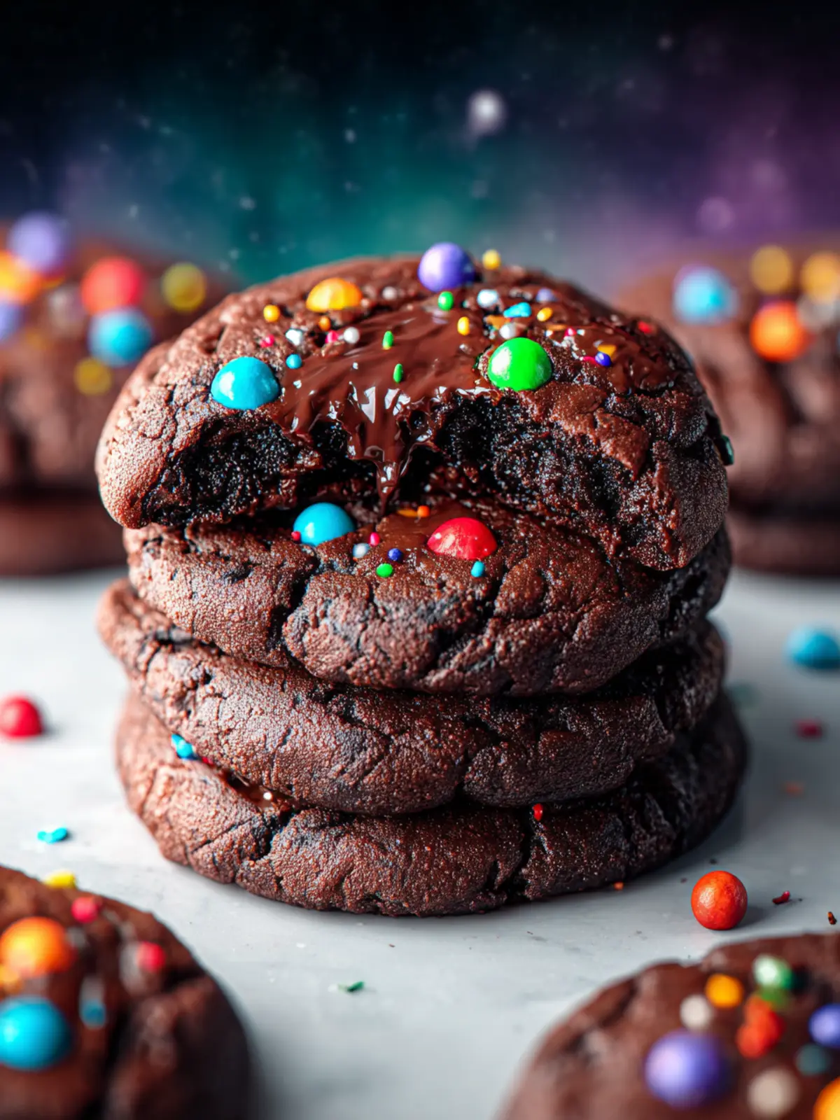 Indulge in Cosmic Brownie Cookies: A Sweet Nostalgia Treat First Image