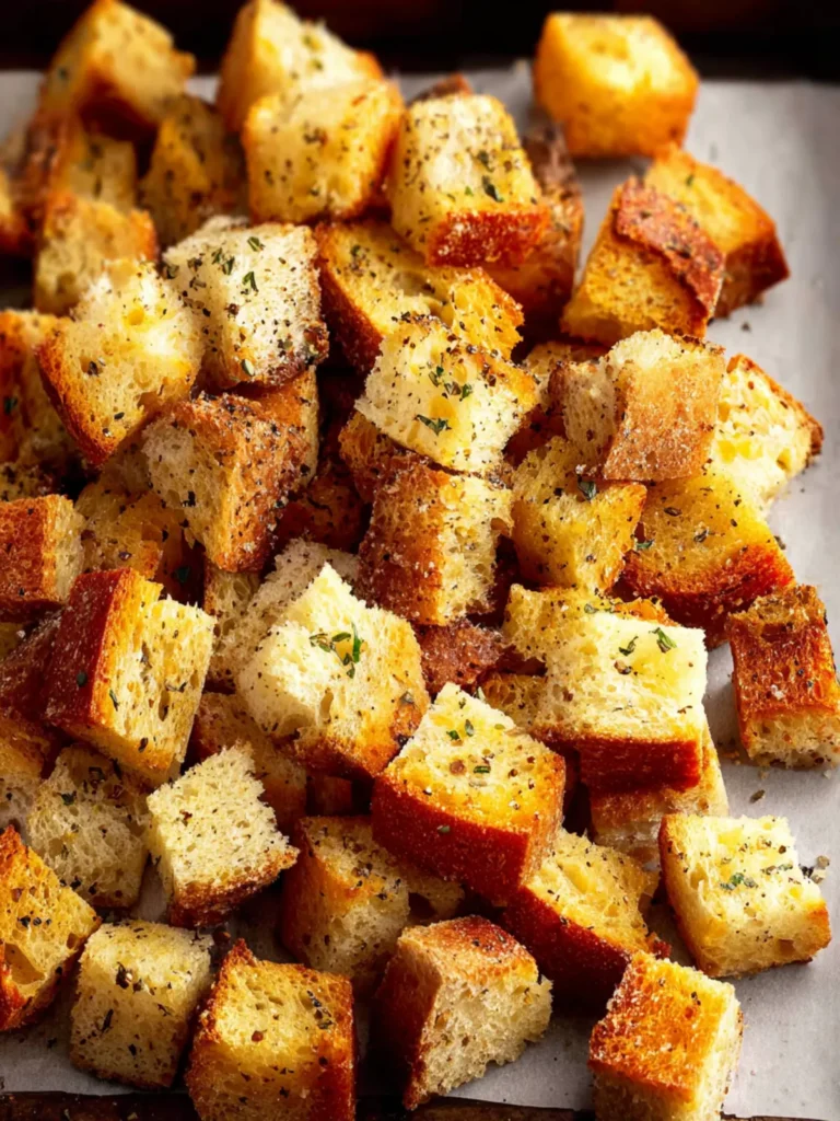 easy homemade croutons First Image