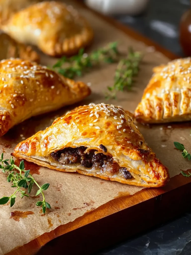 Steakhouse-Style Flaky Beef Hand Pies First Image