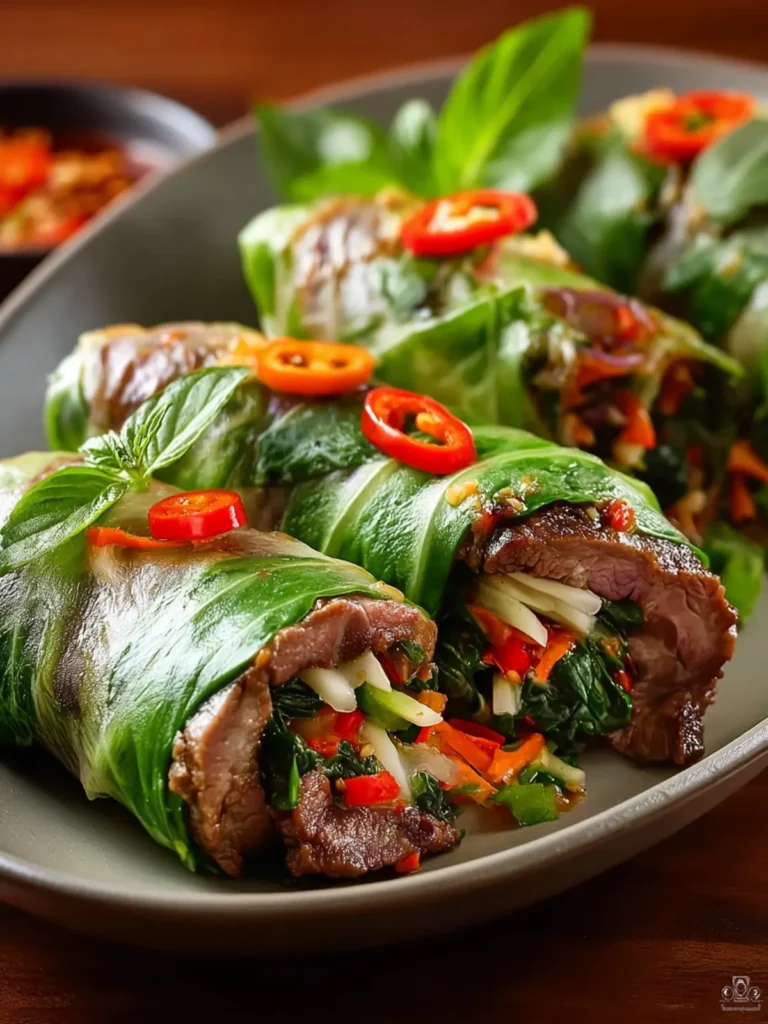 Ultimate Thai Basil Beef Rolls You’ll Crave Daily First Image