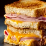 Air Fryer Grilled Ham and Cheese First Image