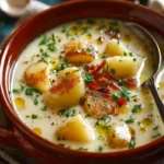 The Best Hangover Cure Garlic Potato Soup First Image