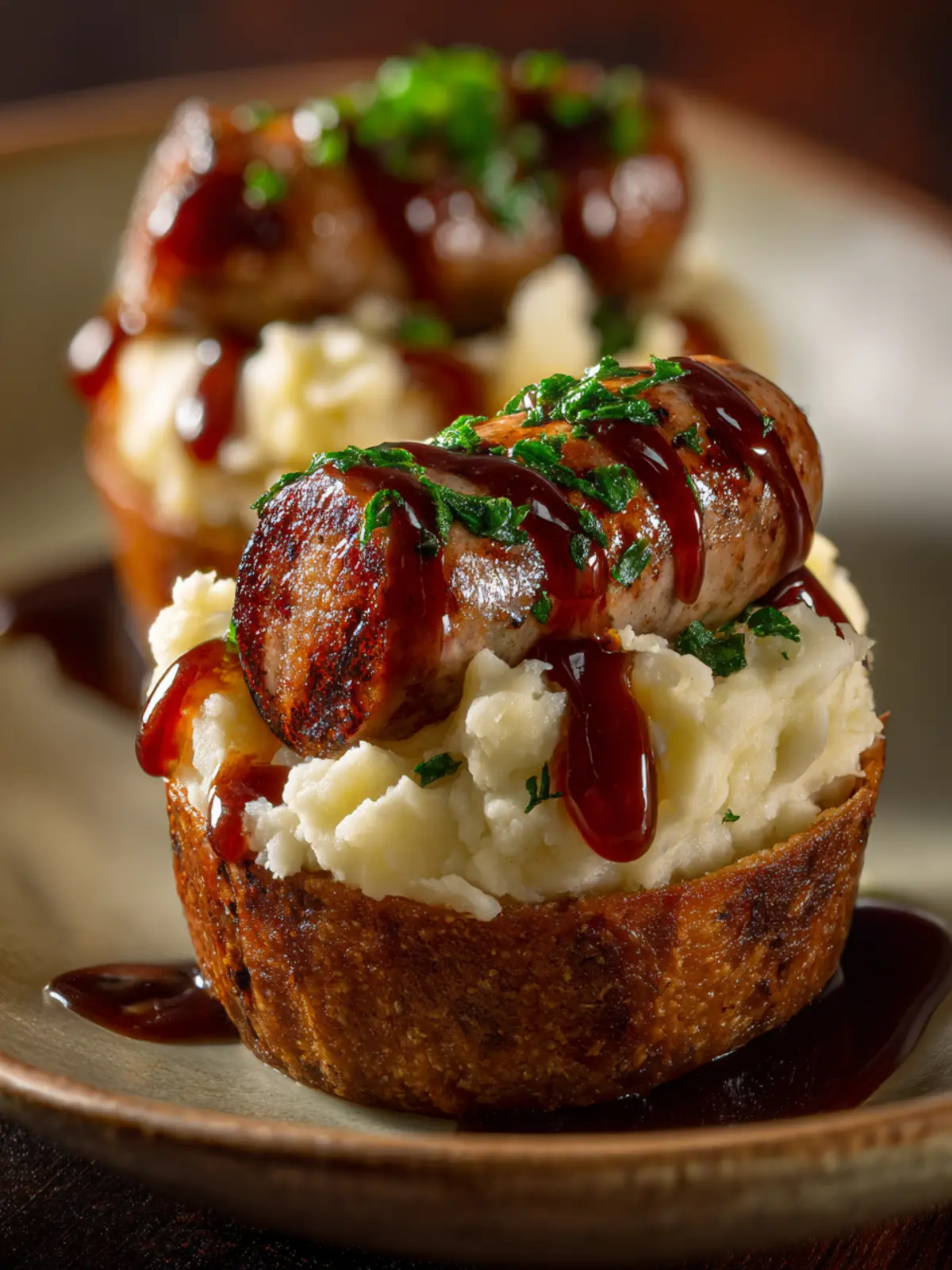 Crispy St. Patrick’s Irish Bangers & Mash Cups for Festive Joy