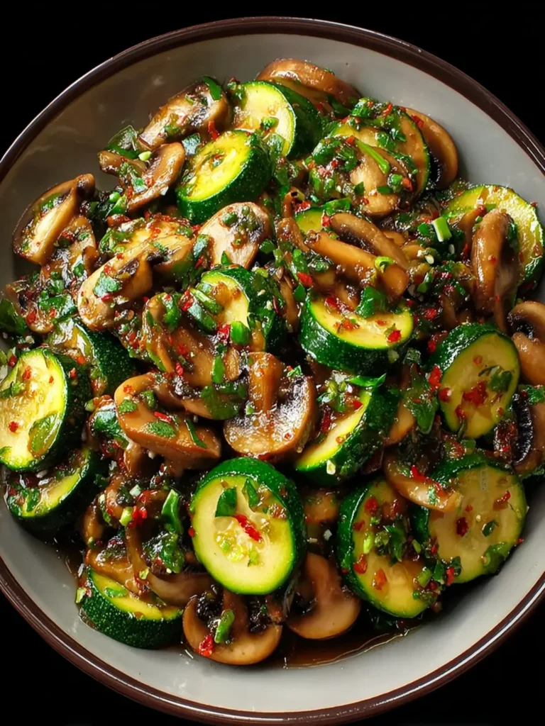 Zucchini Mushroom Sauté First Image