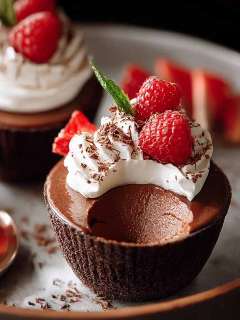 Chocolate Mousse Cups First Image